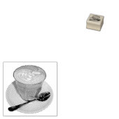 Caffè latte rubberstempel (Gestempeld)