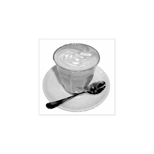 Caffè latte rubberstempel (Afrduk)