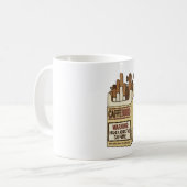 Caffeboro Zeer Verslavende Cafeïne Koffiemok (Voorkant links)