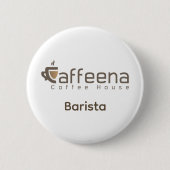 Caffeena Barista-knop Ronde Button 5,7 Cm (Voorkant)