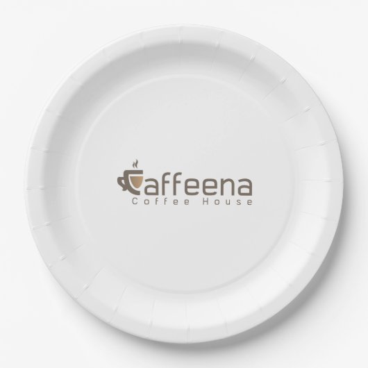 Caffeena Papieren Borden Bordje (Voorkant)