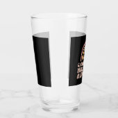 Caffeïated Hydrated Funny Nurse Teacher Glas (Rechts)