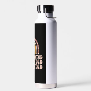 Caffeïated Hydrated Funny Nurse Teacher Waterfles