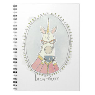 Caffeinaire Cutie   Brew Unicorn Notitieboek