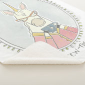 Caffeinaire Cutie | Brew Unicorn Sherpa Deken (3/4)