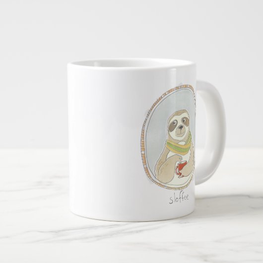 Caffeinaire Cutie | Sloffee Grote Koffiekop (Voorkant rechts)