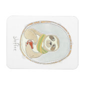 Caffeinaire Cutie | Sloffee Magneet (Horizontaal)