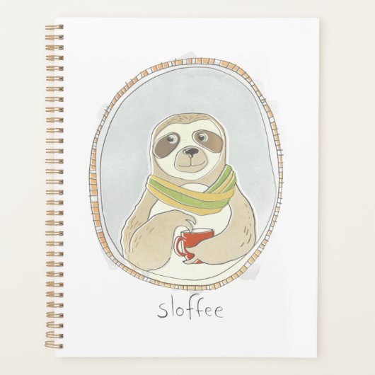 Caffeinaire Cutie | Sloffee Planner (Voorkant)