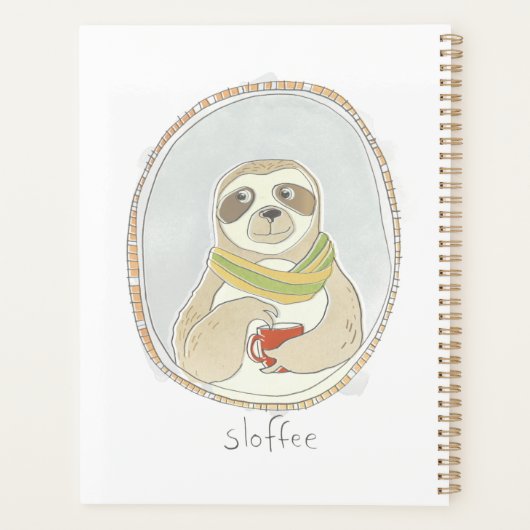Caffeinaire Cutie | Sloffee Planner (Achterkant)