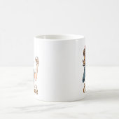 Caffeinate en Conquor Sassy Retro Koffiemok (Center)