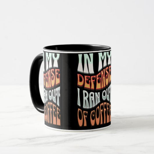 Caffeinated all Day Mok (Voorkant links)