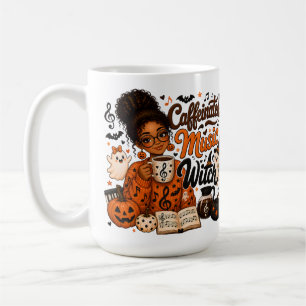 Caffeinated Muziek Heks Halloween Koffiemok Cadeau