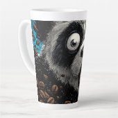 Caffeinated Panda Latte Mok (Linkerhoek)