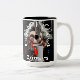 Caffeinated Well Tweekleurige Koffiemok