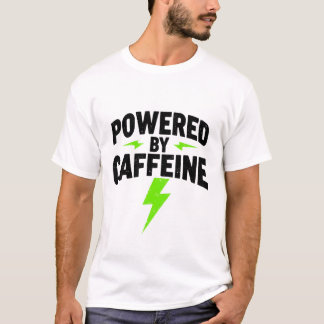 Caffeïne aangedreven T-shirt
