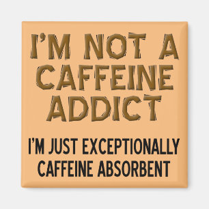 Caffeïne Absorberende Grappige Koffie Koelkastmagn Magneet