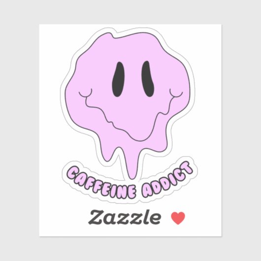 Caffeine Addict Sticker (Vel)