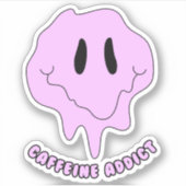 Caffeine Addict Sticker (Voorkant)