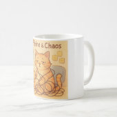 Caffeine and Choas Coffee Mug Koffiemok (Voorkant rechts)