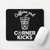 Caffeine And Corner Kicks Teamspeler Coffee En S Muismat (Met muis)