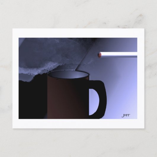 Caffeine and Nicotine Postcard Print by JHT Briefkaart (Voorkant)