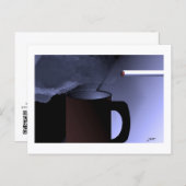 Caffeine and Nicotine Postcard Print by JHT Briefkaart (Voorkant / Achterkant)