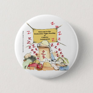 Caffeïne Anoniem Grappige Kaarten T-shirts Mokken Ronde Button 5,7 Cm