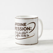 Caffeïne Bekentenis 2 Koffiemok (Voorkant rechts)