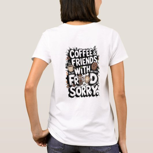 Caffeïne Bekentenissen T-shirt (Achterkant)