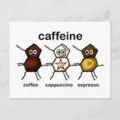 Caffeine Briefkaart (Voorkant)