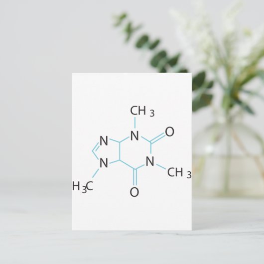 Caffeine Briefkaart (Staand voorkant)