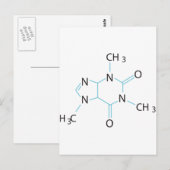 Caffeine Briefkaart (Voorkant / Achterkant)
