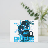 Caffeine Briefkaart (Staand voorkant)