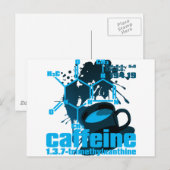 Caffeine Briefkaart (Voorkant / Achterkant)
