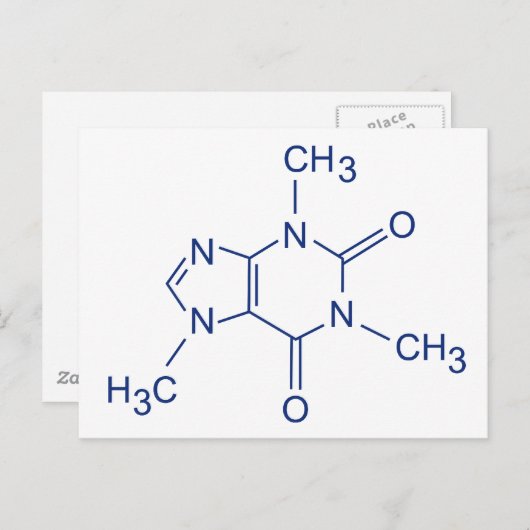Caffeine Briefkaart (Voorkant / Achterkant)