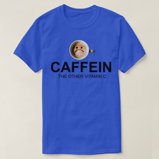 Caffeïne C Beste verkoop T-shirt (Design voorkant)