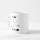 Caffeine (Caffeine Chemical Molecule) Koffiemok (Voorkant links)