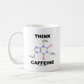 Caffeine (Caffeine Chemical Molecule) Koffiemok (Links)