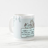 Caffeine & Cats Mug Koffiemok (Voorkant links)