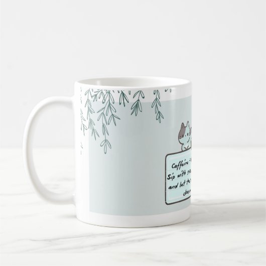 Caffeine & Cats Mug Koffiemok (Links)