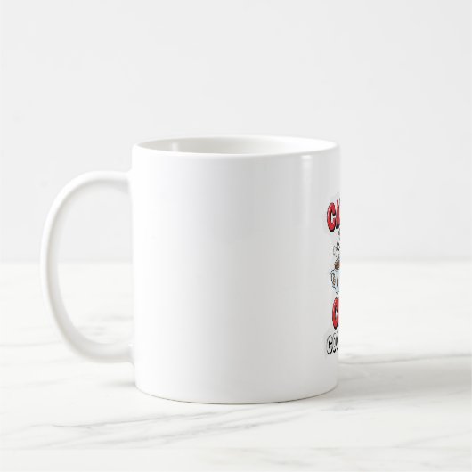 Caffeïne&Chaos coördinator Ochtendmok voor vrouwe Koffiemok (Links)