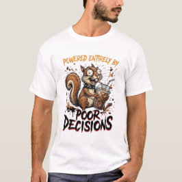 Caffeïne Chaos Gremlin - Grappige IJskoude Koffie  T-shirt