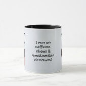 Caffeïne Chaos, Voeg Naam Toe Bericht,  Expressief Mok (Midden)