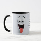 Caffeïne Chaos, Voeg Naam Toe Bericht,  Expressief Mok (Links)