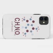Caffeine Chemical Formule Case-Mate iPhone Case (Achterkant (horizontaal))