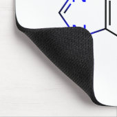 Caffeine Chemical Structure Mousepad Muismat (Hoek)
