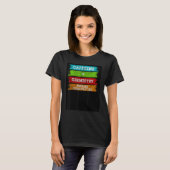 Caffeine + Chemistry Endless Possibilities Chemist T-shirt (Voorkant volledig)