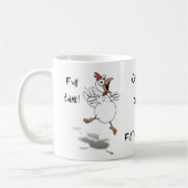Caffeine Chick. Vul hem op, alsjeblieft. Koffiemok (Links)