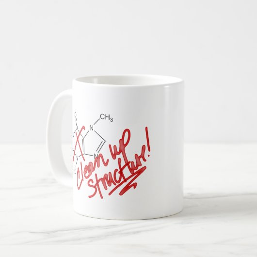 Caffeine Clean Up Structure! Mok - Vast (recht) (Voorkant links)