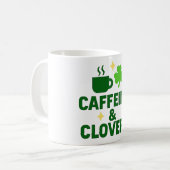 Caffeine & Clovers – Irish Coffee Lover  Koffiemok (Voorkant links)